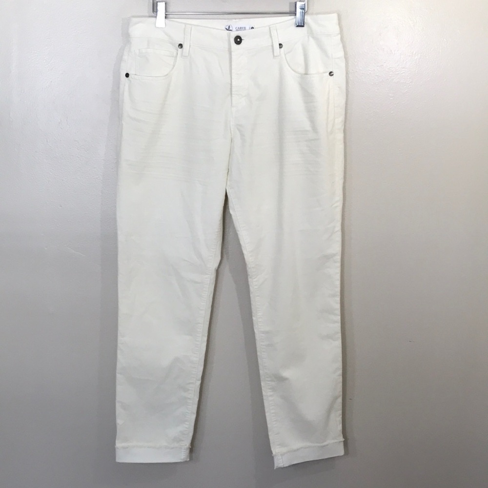 Carve‎ Designs Corduroy Off White Pants
